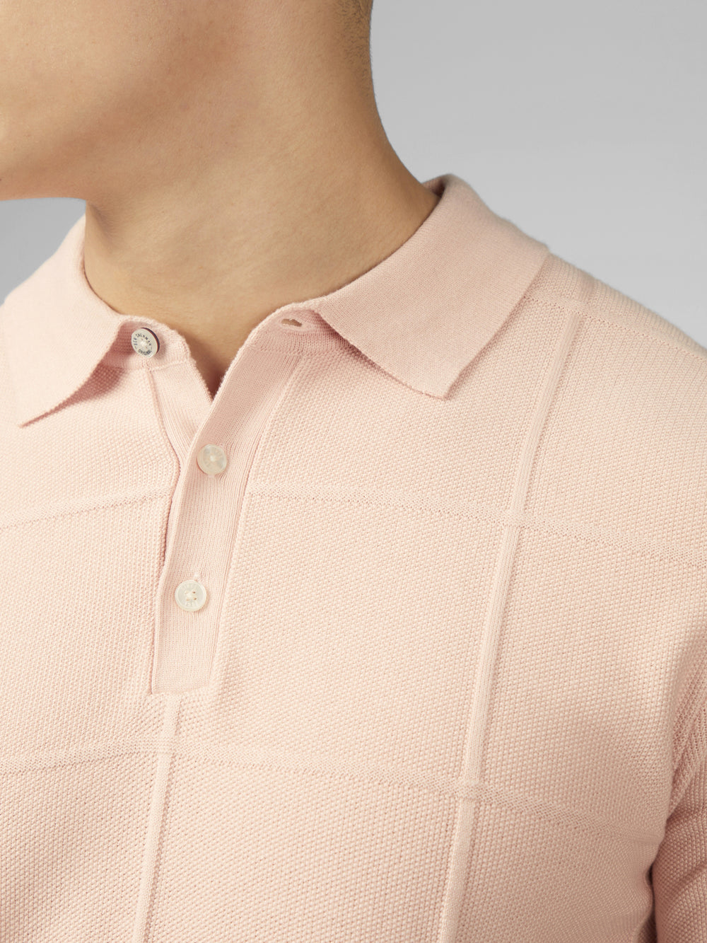 Knitwear Ben Sherman Signature Textured Polo Rose | HEX-82403993